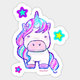 Yuniko the Unicorn Sticker